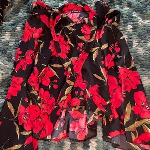 NEW 2X SHEIN rose blouse